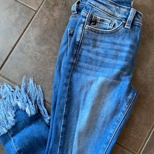 KanCan Fringe Jeans